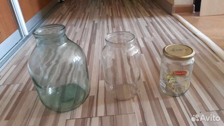Банки (стекло) разных объемов