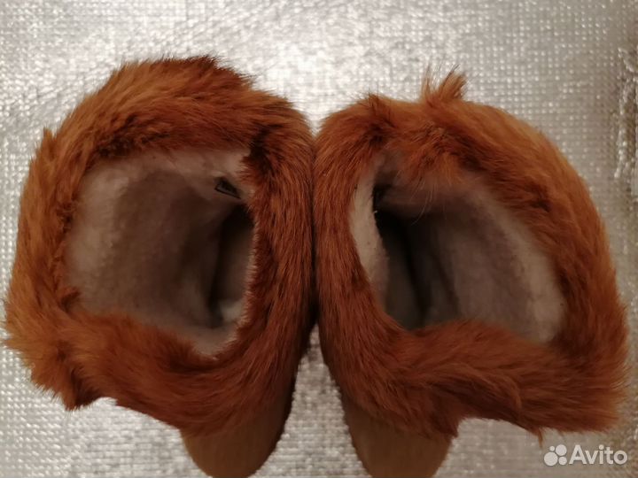 Детские бежевые унты Moregor 30 р