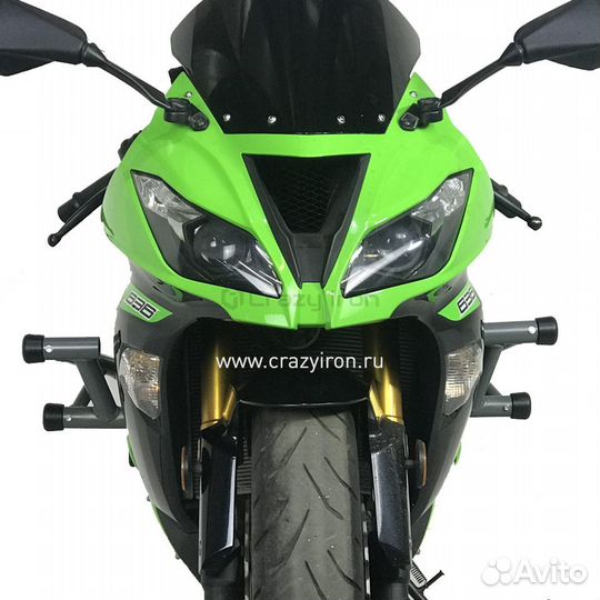 Защита race rail kawasaki ZX-6R 09-18, ZX-6R 636