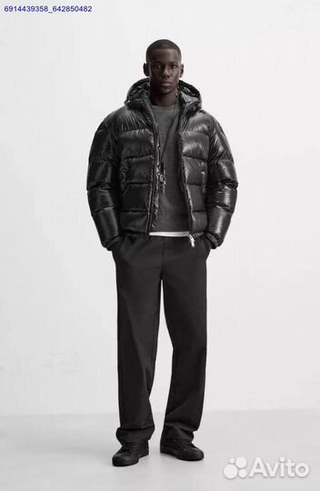 Пуховки Zara x Moncler глянцевый (Арт.38843)