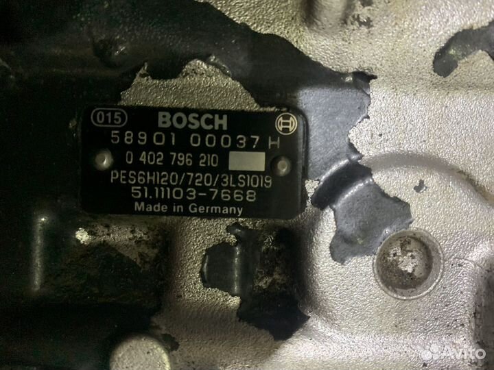 Тнвд (Топливный насос высокого давления) ман тга