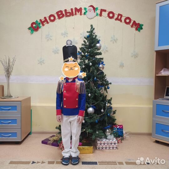 Костюм новогодний оловянный солдат 116