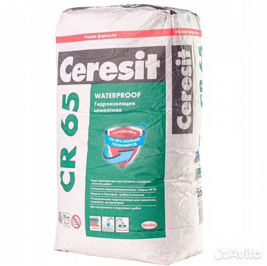 Масса гидроизоляционная ceresit CR-65