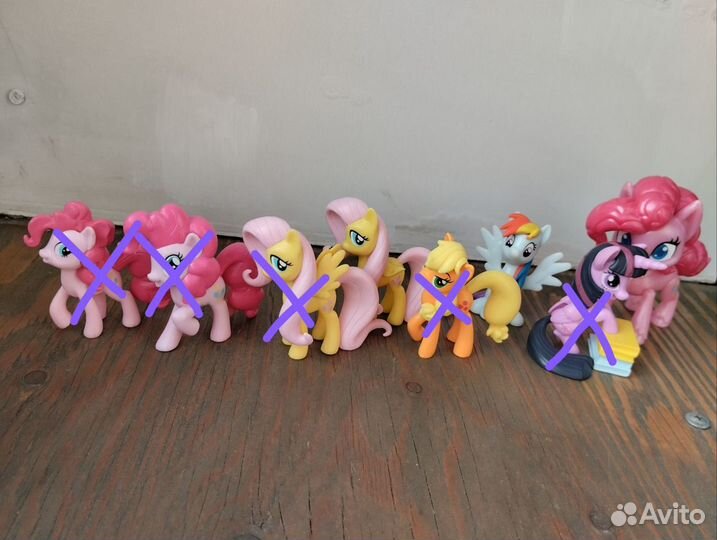My Little Pony фигурки Мой маленький пони