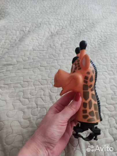 Звонок, игрушка на самокат или велосипед жираф