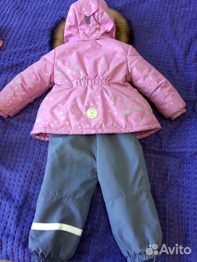 Зимний костюм для девочки 86