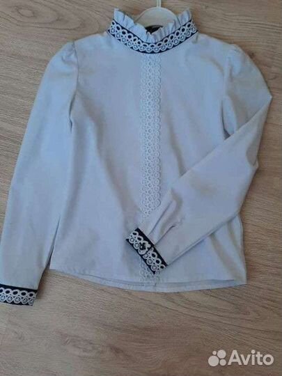 Комплект рубашка школьная и жилет