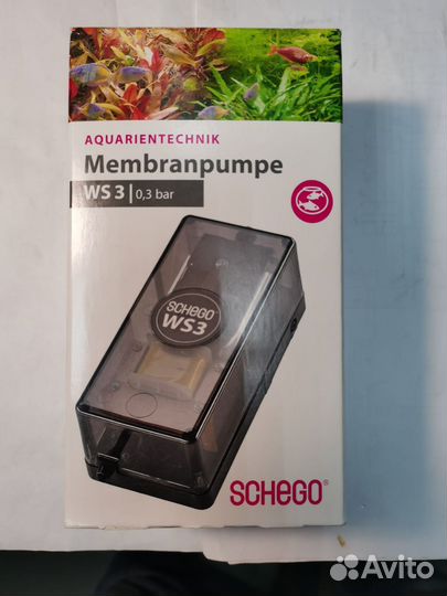 Компрессор для аквариума schego WS3