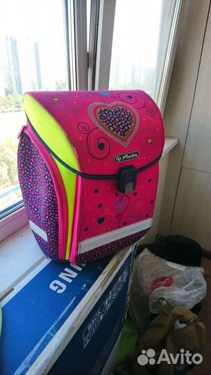 Ранец школьный для девочки herlitz б/у