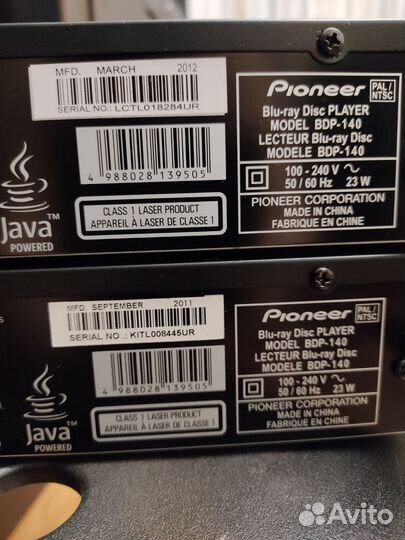 Blu-ray плеер Pioneer bdp-140