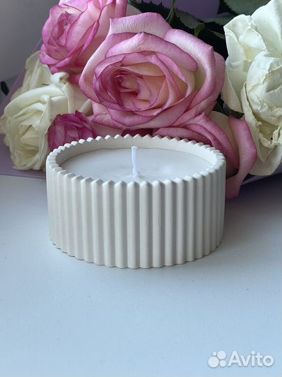 Свечи ручной работы из соего воска