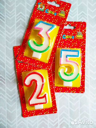 Свечи для торта