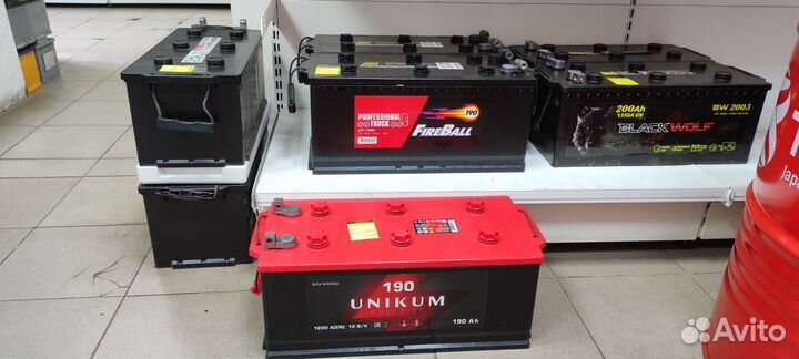 Аккумуляторы грузовые 132 - 230Ah