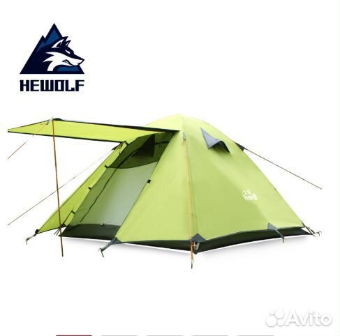 Палатка 3-4 местная hewolf