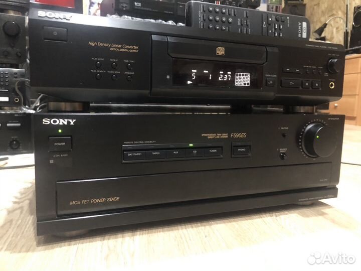 Стерео усилитель sony ta f 590 es