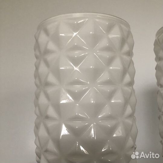 Пара настольных ламп IKEA из стекла ручная работа