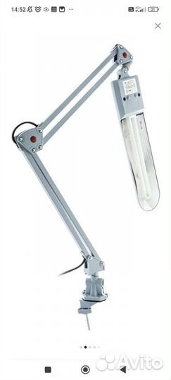 Лампа офисная эра NL-201-G23-11W-GY, G23, 11 Вт