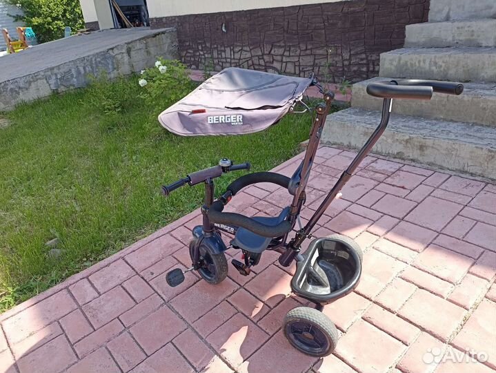 Детский велосипед с ручкой бу