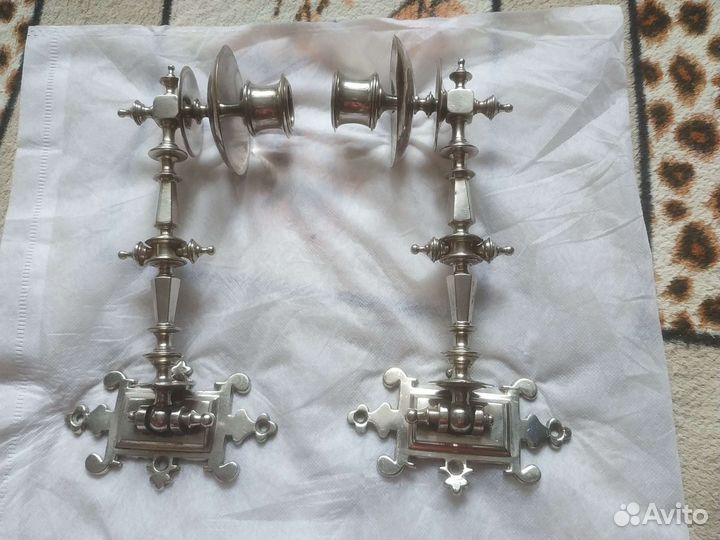 Подсвечники старинные 19век на пианино рояль
