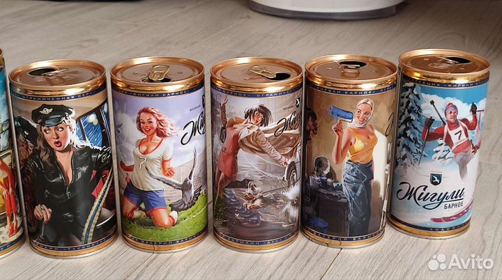 Коллекциoнные бaнки из под пива Жигули