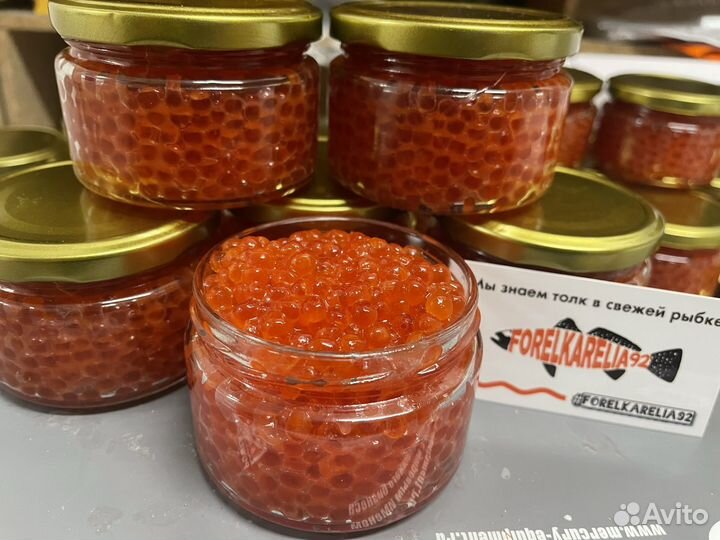 Икра кеты, горбуши, нерки