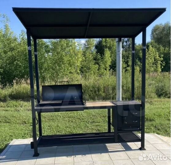 Кованые мангалы с крышей