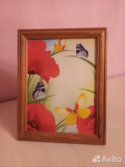 Рамка для фото деревянная без стекла