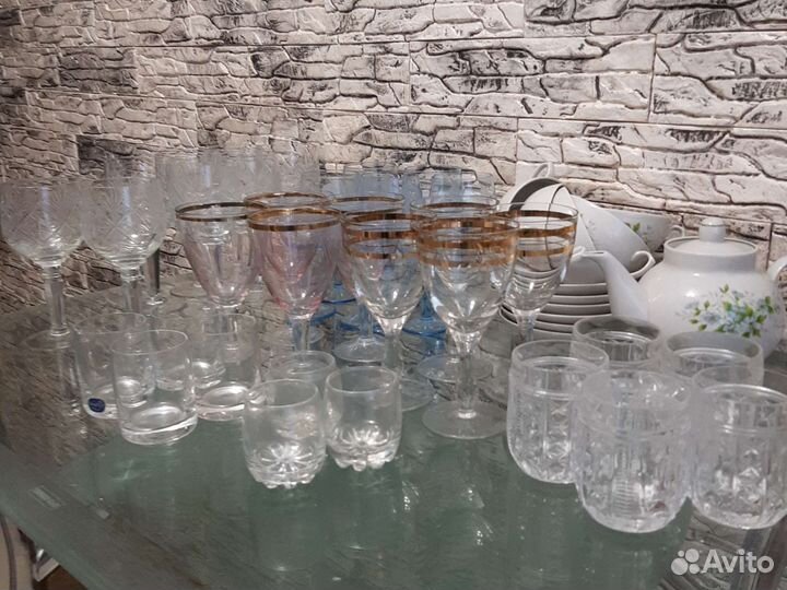 Хрустальные бокалы СССР