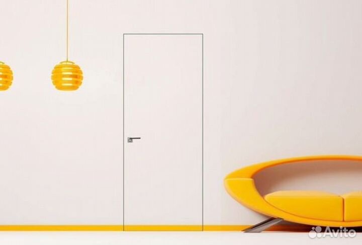 Двери скрытые межкомнатные под отделку