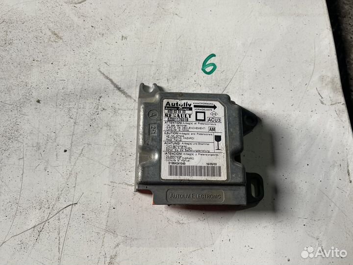 Блок air bag renault megane 1