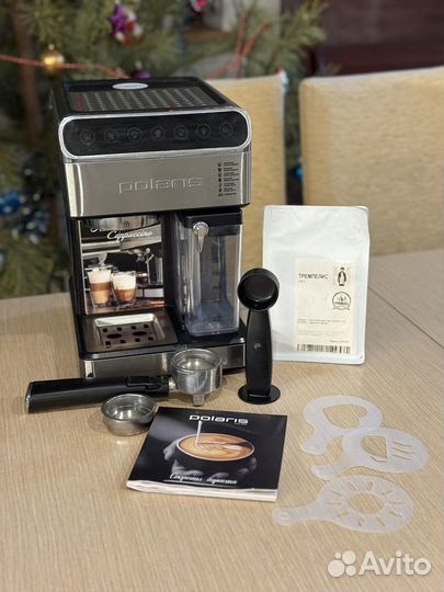 Кофеварка рожковая polaris pcm 1535e