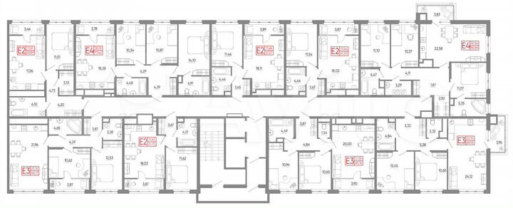 1-к. квартира, 41,7 м², 7/18 эт.
