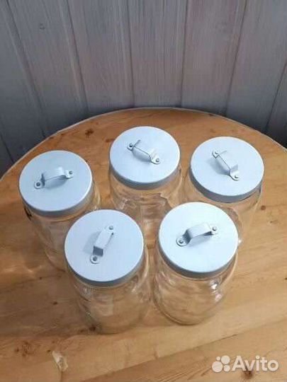 Банки для сыпучих продуктов стекло IKEA