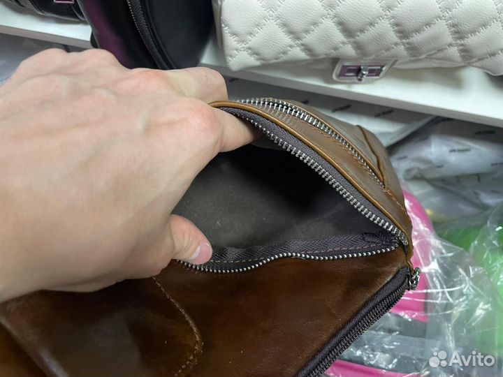 Мужская кожаная сумка