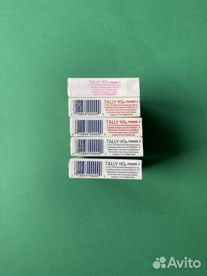 Игральные карты Tally-Ho fan circle back