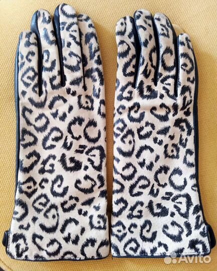 Перчатки кожаные