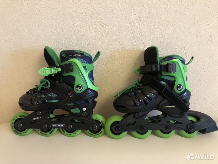 Роликовые коньки Reaction Galaxy 28-31 раздвижные