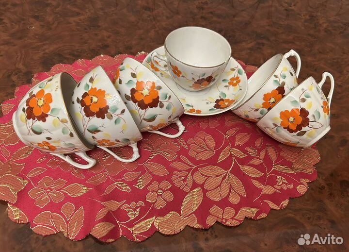 Чайный сервиз СССР Дулево фарфор