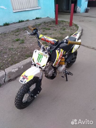 Питбайк, мотоцикл детский kayo 110 LF mini