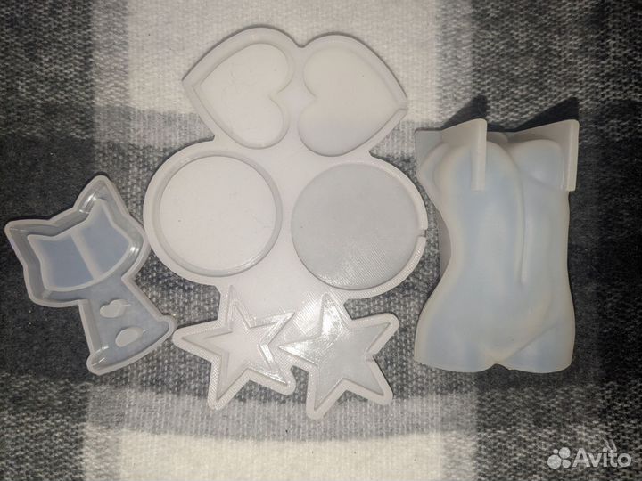 Молд форма силиконовая для шоколада свеч смолы