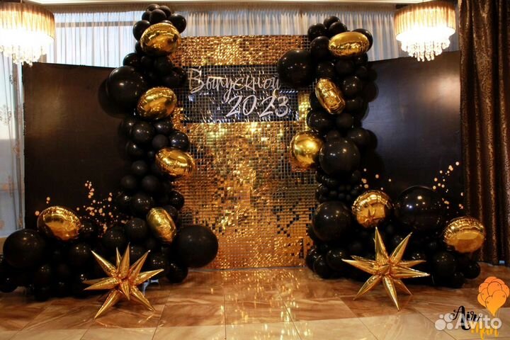 Оформление на выпускной в школе, детском саду