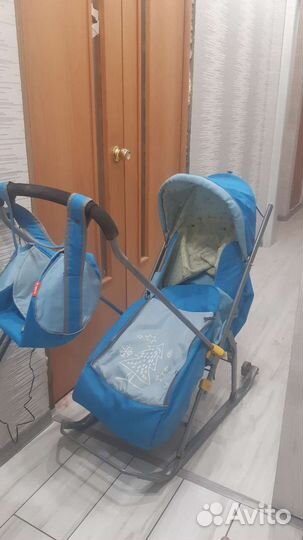 Коляска санки