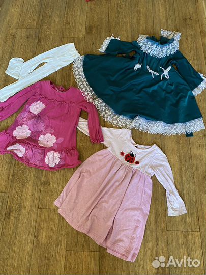 Вещи пакетом на девочку 3,4,5 лет