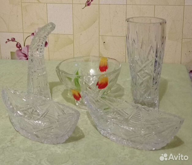 Хрустальная посуда СССР