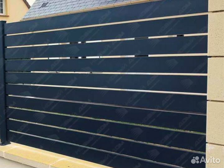 Забор Ранчо из металла