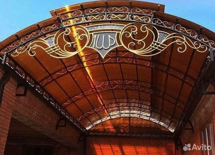 Навесы из поликарбоната для дома и дачи