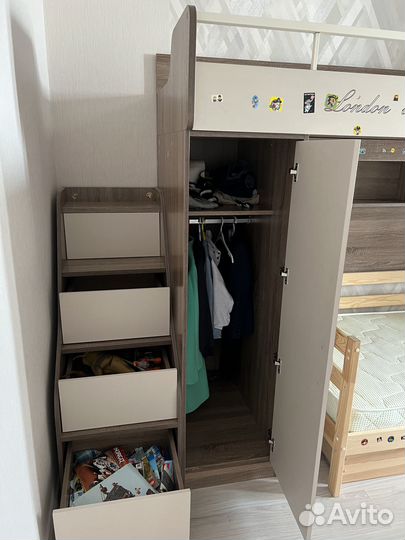 Детская кровать чердак
