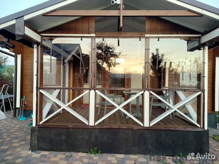 Мягкие окна для террас и беседок