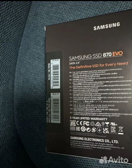 Ssd samsung 870 evo 1tb