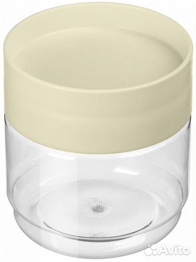 Емкость для сыпучих 0,5л asti светло-бежевый/22110